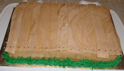 Wooden Deck Cake